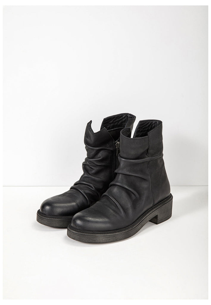 Inuovo Stiefelette Leder Schwarz - surf4shoes