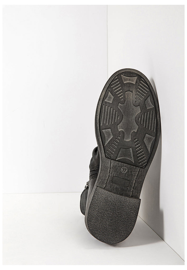 Inuovo Stiefelette Leder Schwarz - surf4shoes