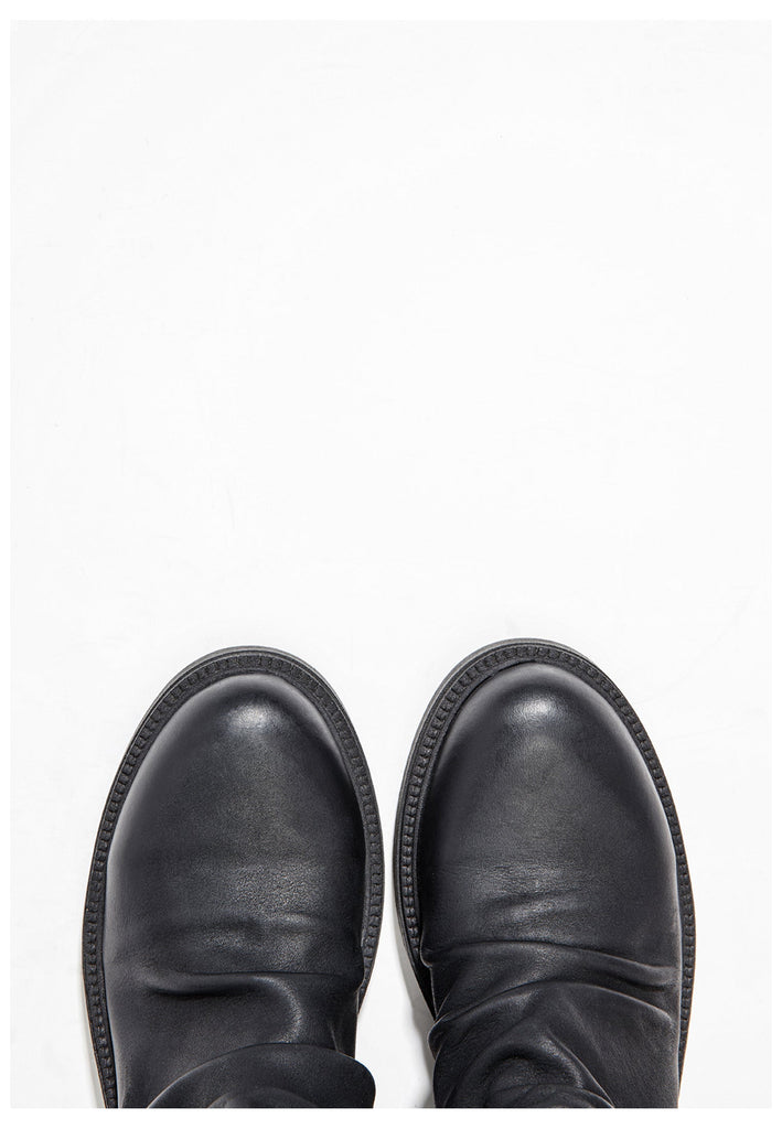 Inuovo Stiefelette Leder Schwarz - surf4shoes