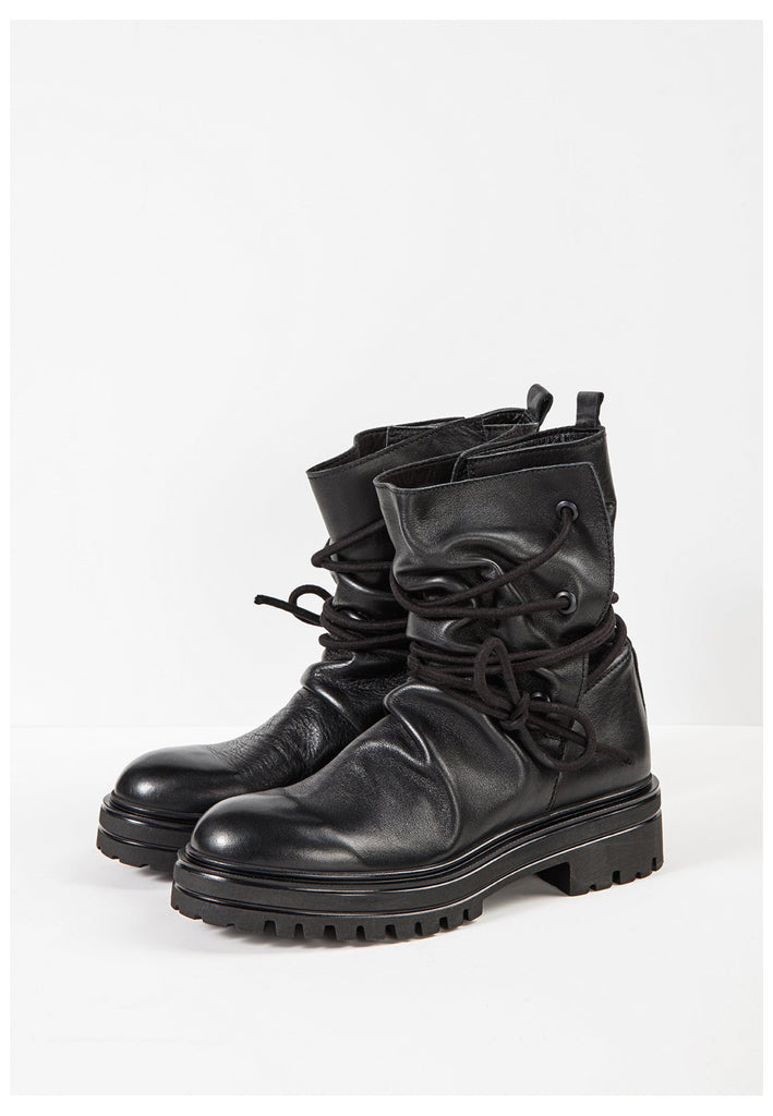 Inuovo Stiefelette Leder Schwarz - surf4shoes