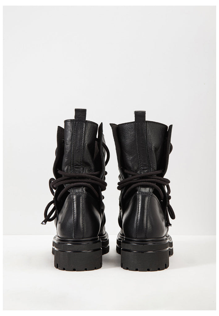 Inuovo Stiefelette Leder Schwarz - surf4shoes