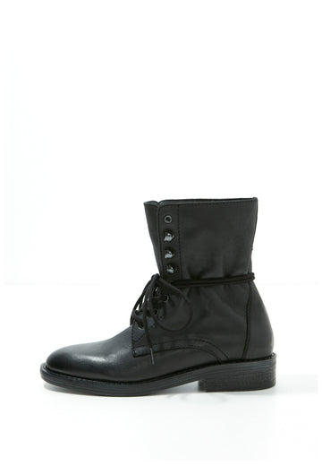 Inuovo Stiefelette Leder Schwarz - surf4shoes