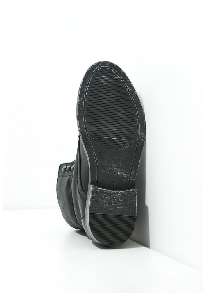 Inuovo Stiefelette Leder Schwarz - surf4shoes