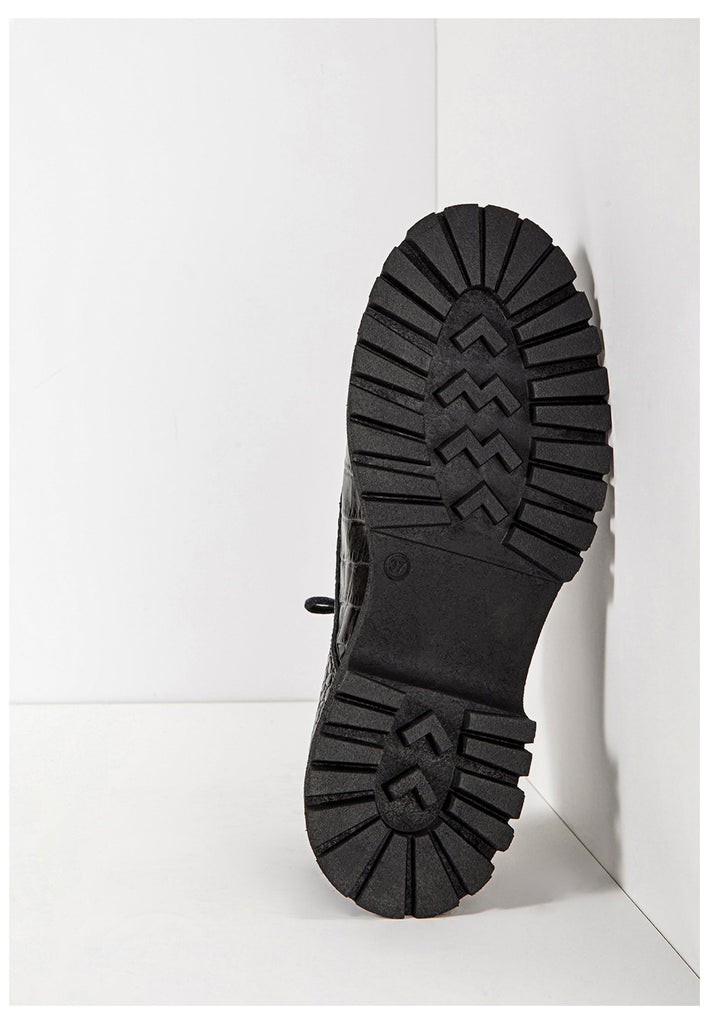 Inuovo Halbschuhe Leder Schwarz/Schwarz - surf4shoes