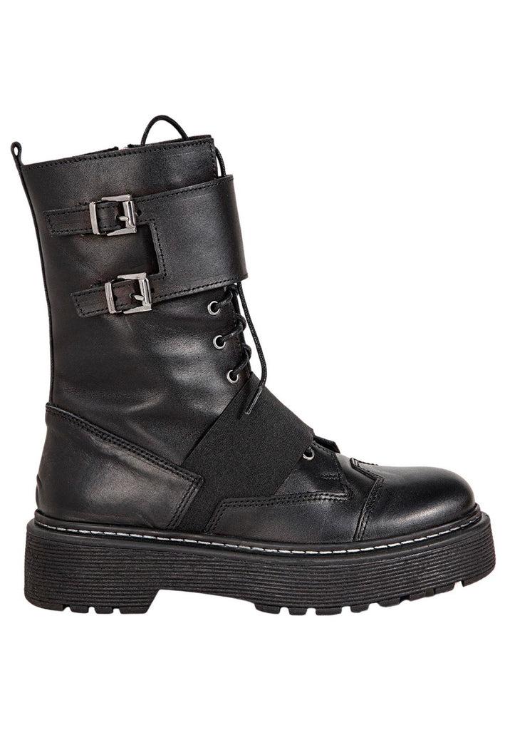 Inuovo Stiefelette Leder Schwarz - surf4shoes