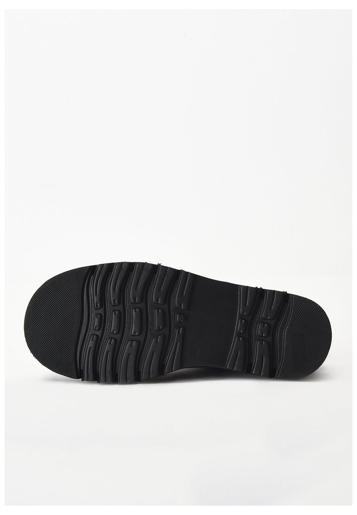 Inuovo Stiefelette Leder/Textil Schwarz - surf4shoes