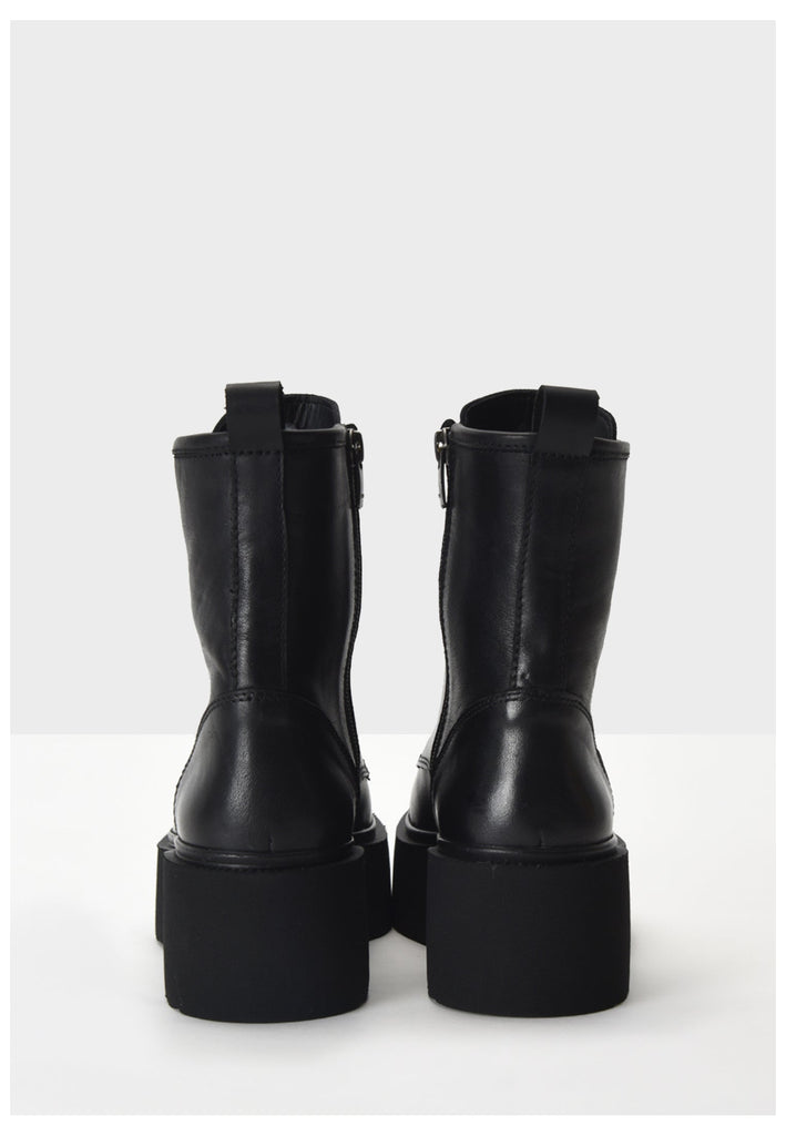 Inuovo Stiefelette Leder Schwarz - surf4shoes