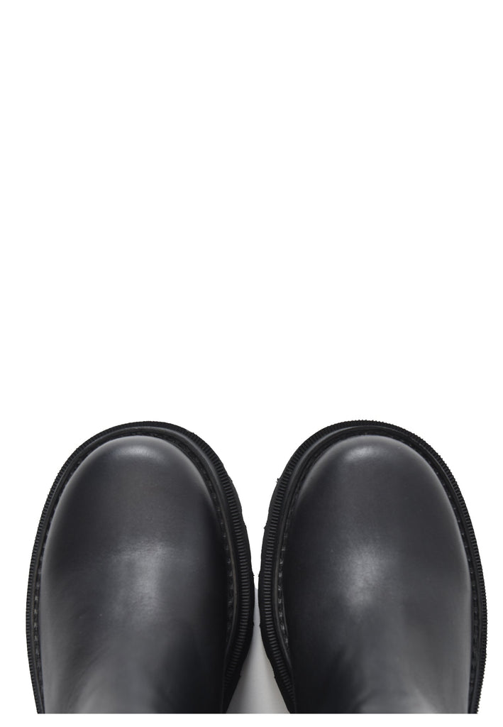 Inuovo Stiefelette Leder/Textil Schwarz - surf4shoes