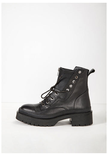 Inuovo Stiefelette Leder Schwarz - surf4shoes