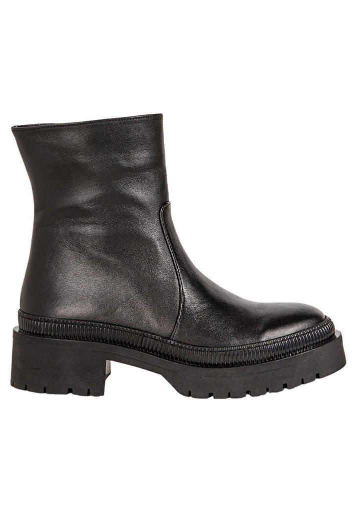 Inuovo Stiefelette Leder Schwarz - surf4shoes