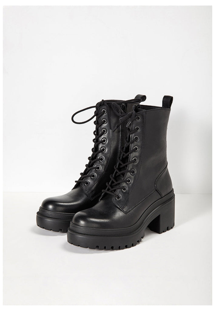 Inuovo Stiefelette Leder Schwarz - surf4shoes