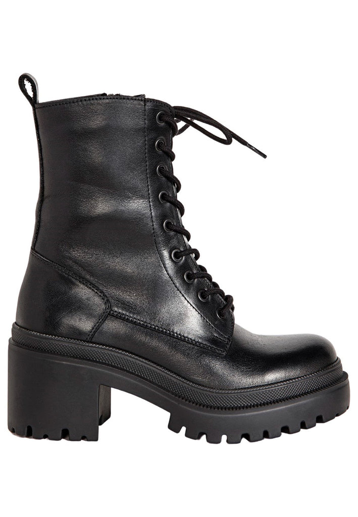 Inuovo Stiefelette Leder Schwarz - surf4shoes