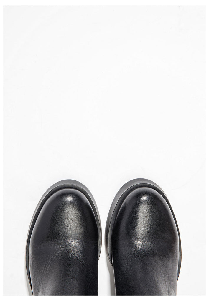 Inuovo Stiefelette Leder Schwarz - surf4shoes