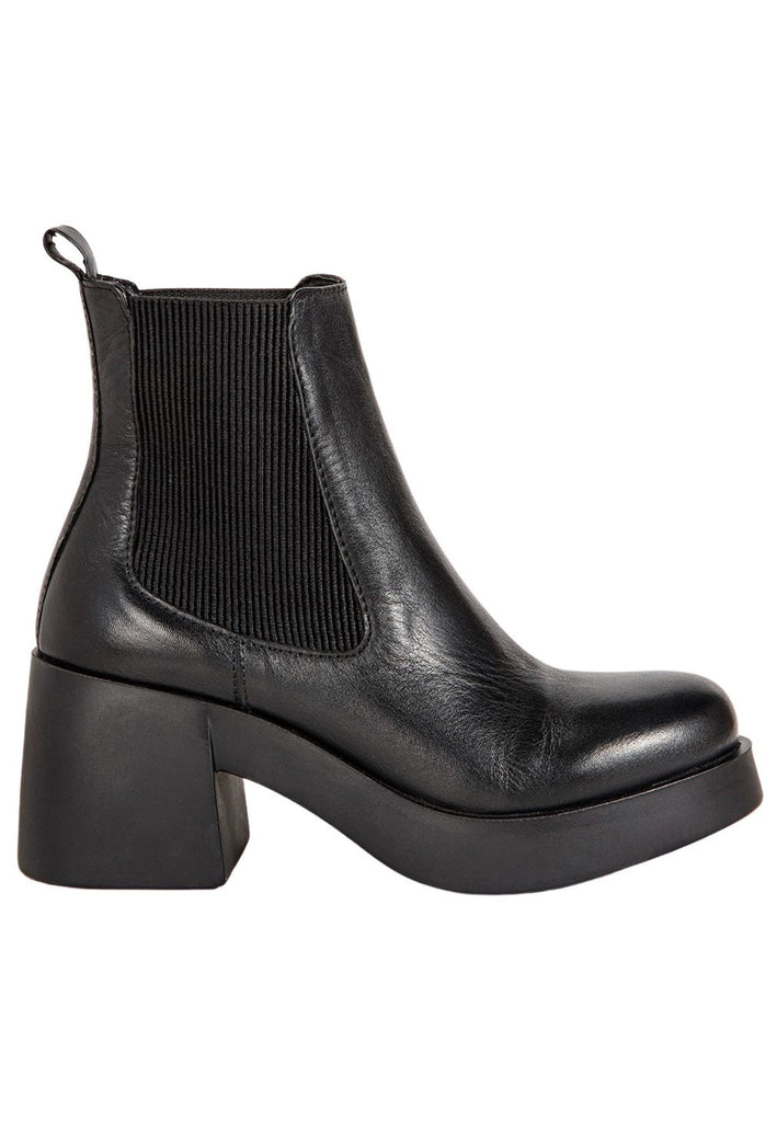 Inuovo Stiefelette Leder Schwarz - surf4shoes