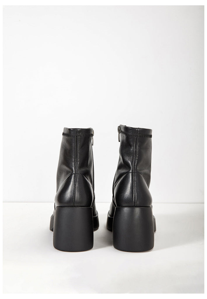 Inuovo Stiefelette Leder Schwarz - surf4shoes