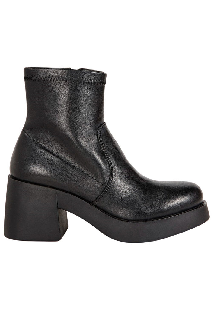 Inuovo Stiefelette Leder Schwarz - surf4shoes