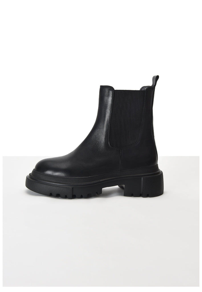 Inuovo Stiefelette Leder Schwarz - surf4shoes