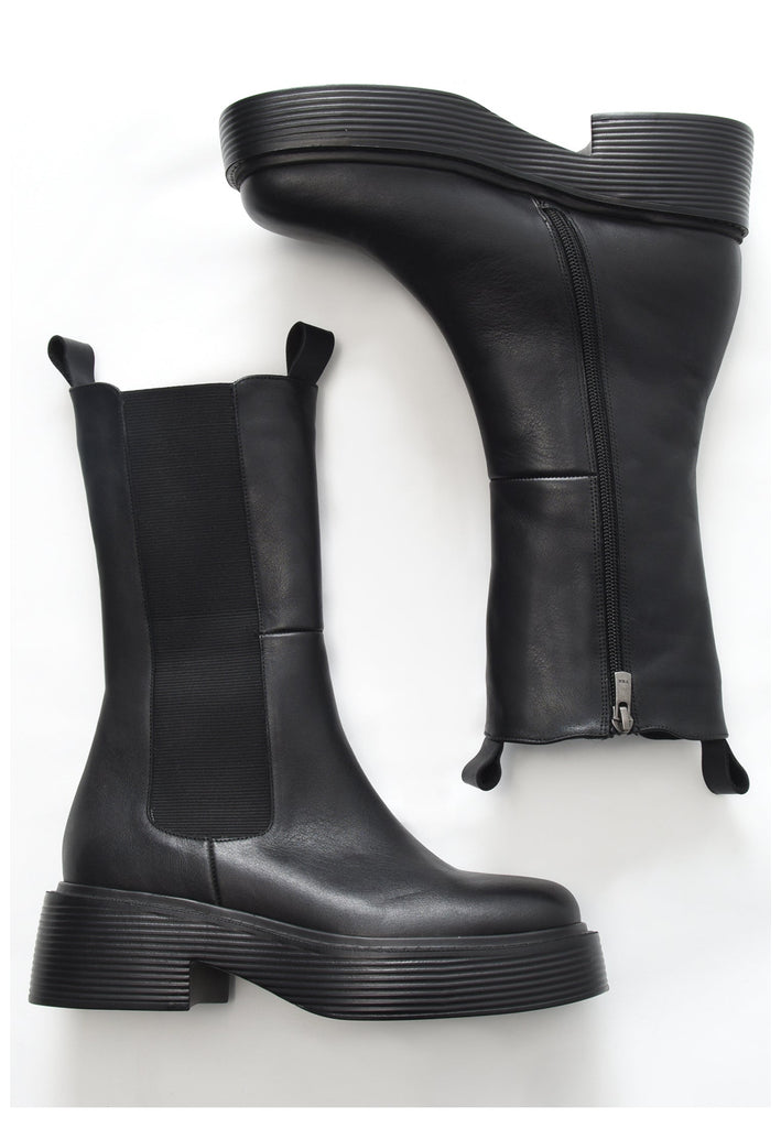 Inuovo Stiefelette Leder Schwarz - surf4shoes