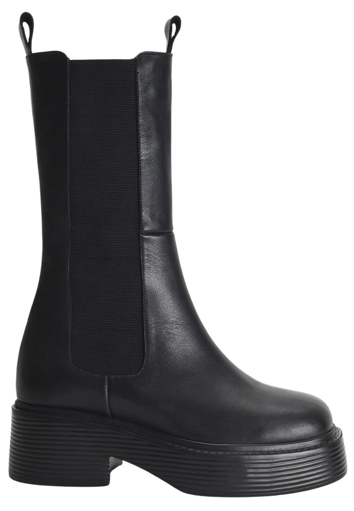 Inuovo Stiefelette Leder Schwarz - surf4shoes