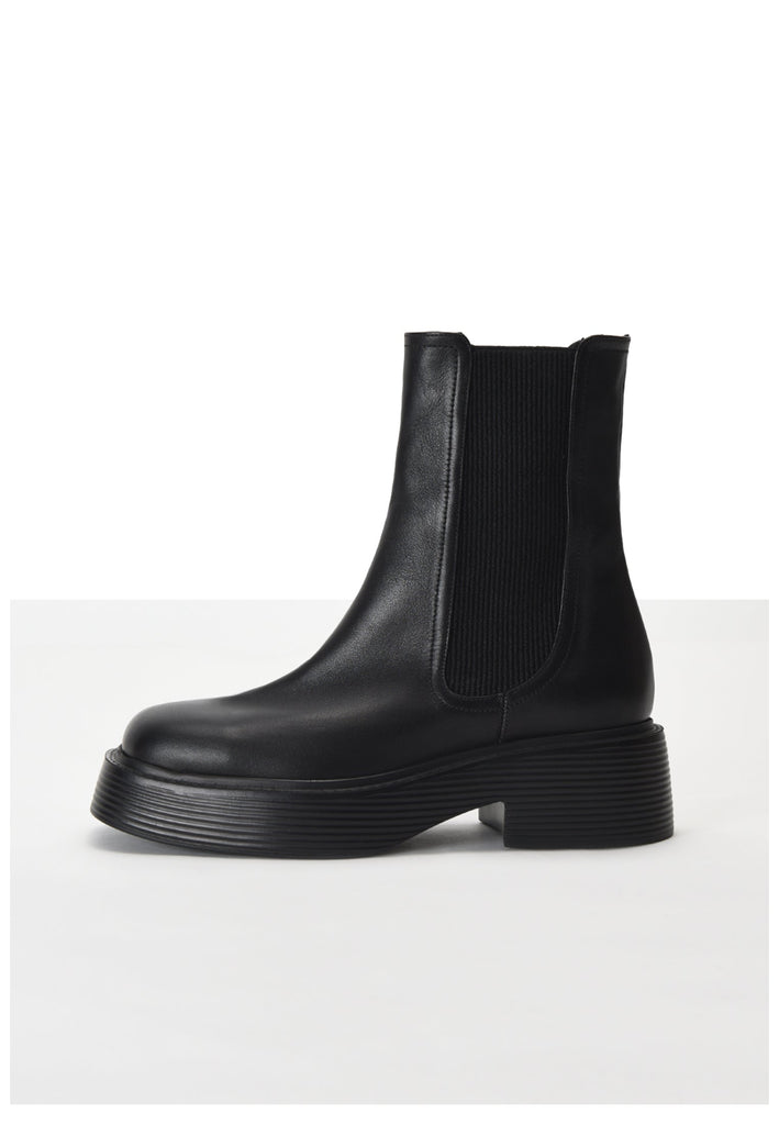 Inuovo Stiefelette Leder Schwarz - surf4shoes