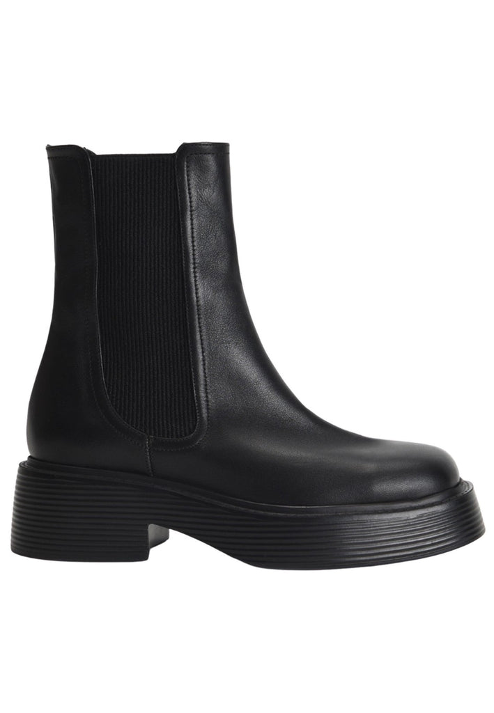 Inuovo Stiefelette Leder Schwarz - surf4shoes