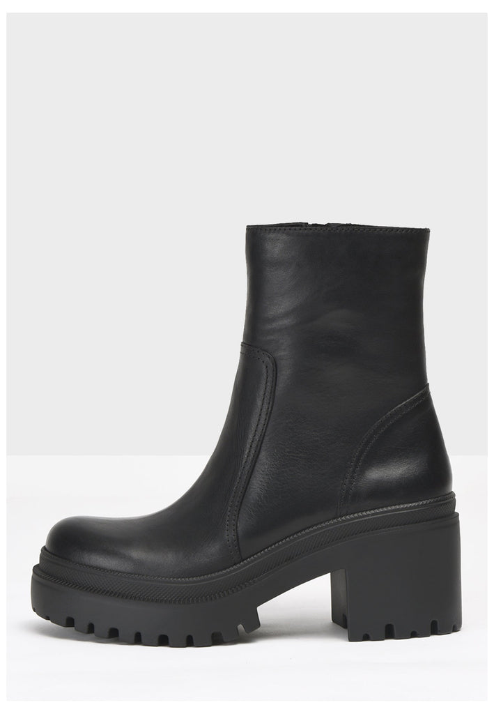Inuovo Stiefelette Leder Schwarz - surf4shoes