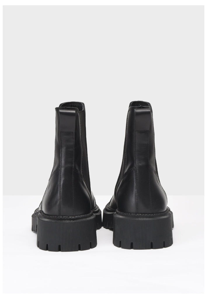 Inuovo Stiefelette Leder Schwarz - surf4shoes