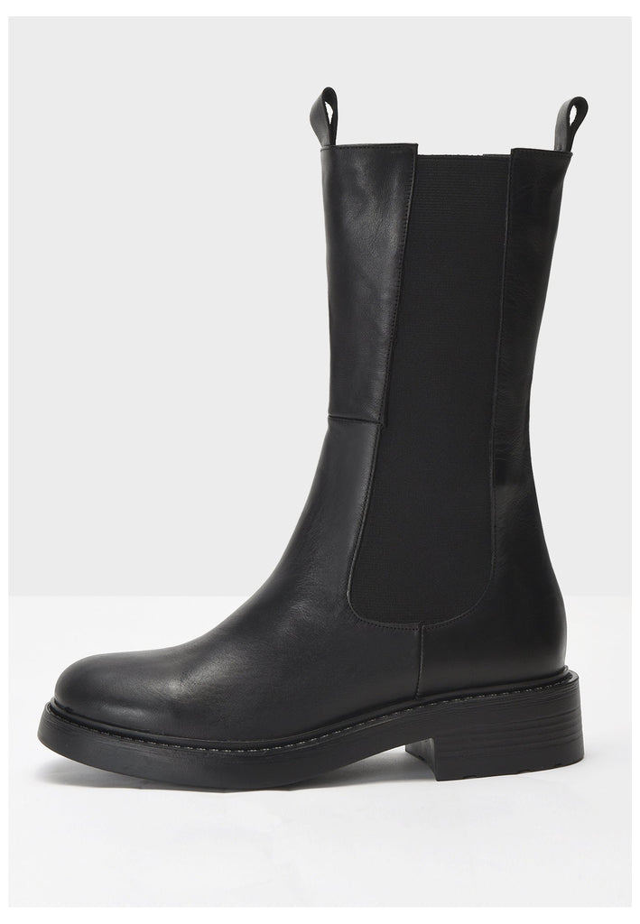 Inuovo Stiefelette Leder/Textil Schwarz - surf4shoes