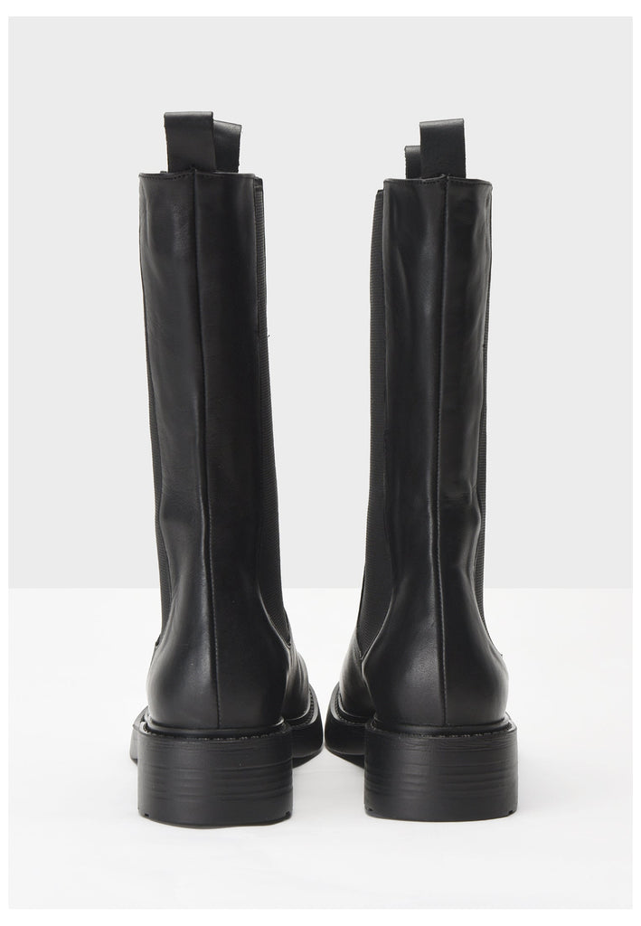 Inuovo Stiefelette Leder/Textil Schwarz - surf4shoes