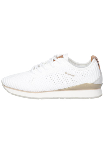 GANT Sneaker Textil Weiß - surf4shoes
