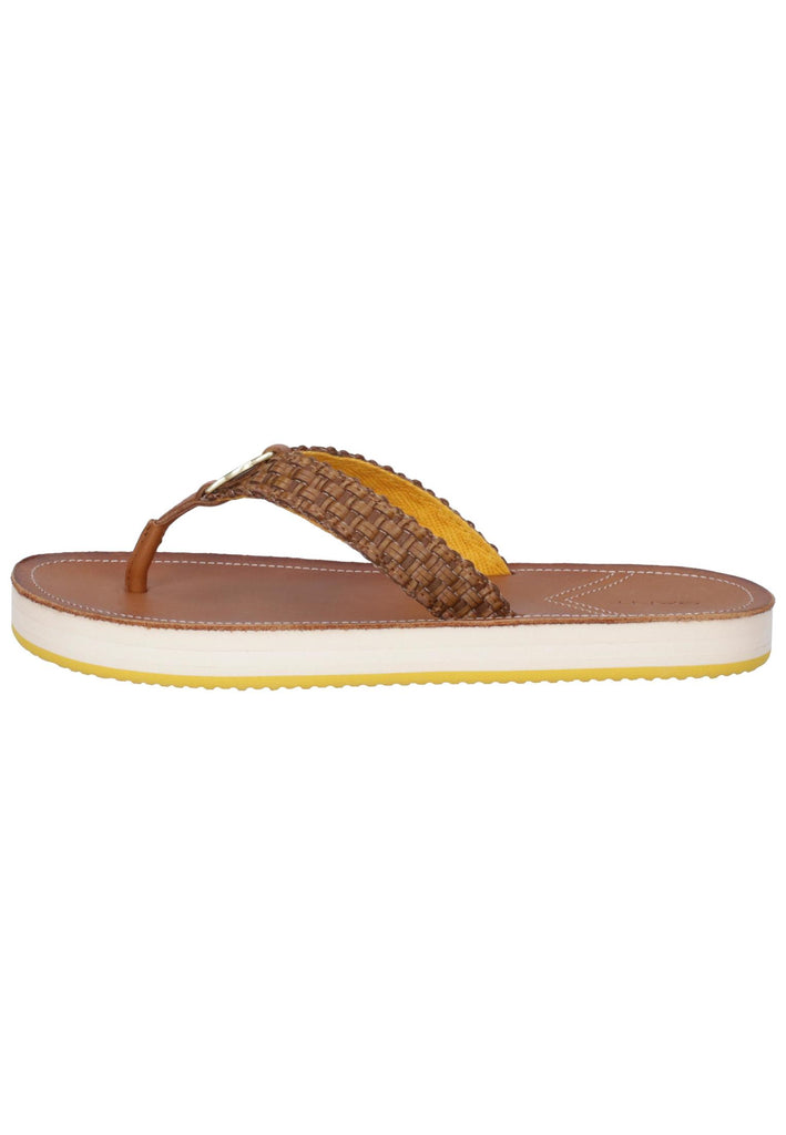 GANT Zehensteg Lederimitat Cognac - surf4shoes