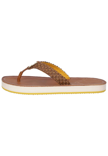 GANT Zehensteg Lederimitat Cognac - surf4shoes