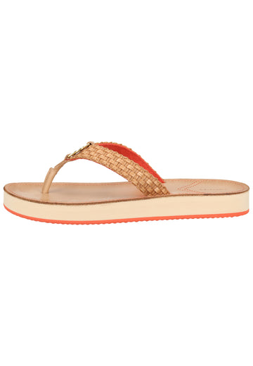 GANT Zehensteg Lederimitat Natur - surf4shoes