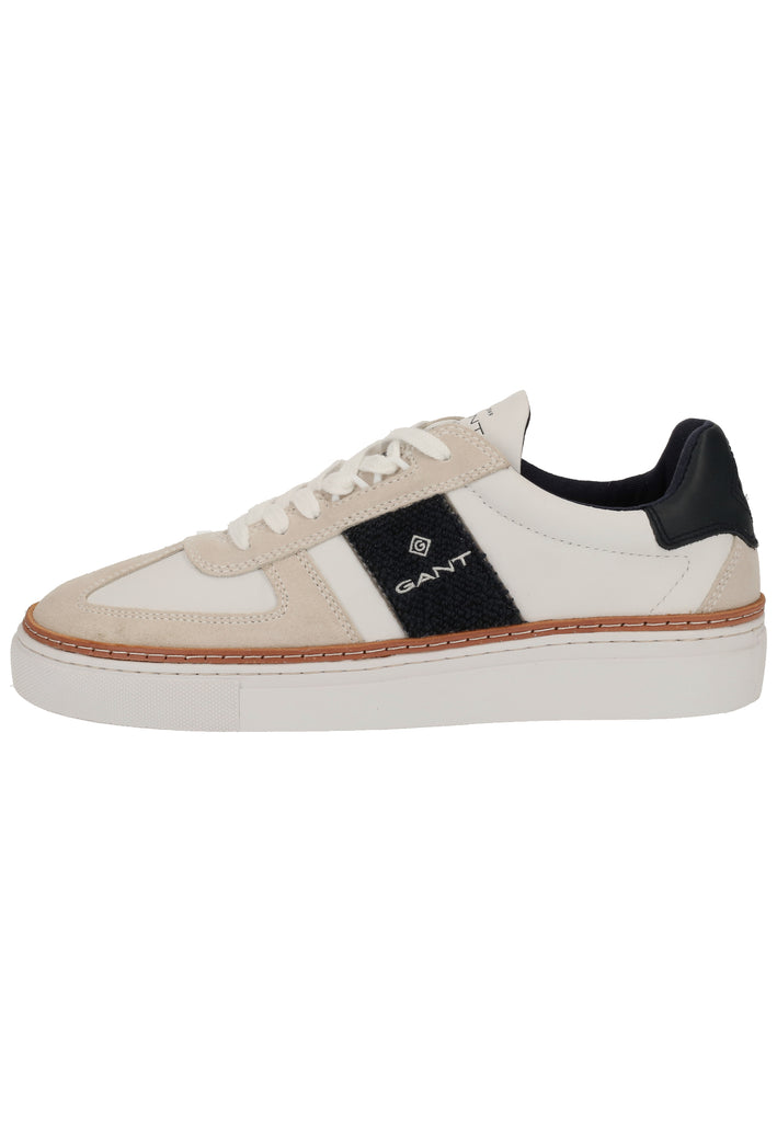 GANT Sneaker Leder/Textil Weiß/Blau - surf4shoes