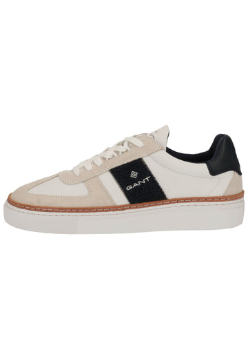GANT Sneaker Leder/Textil Weiß/Blau - surf4shoes