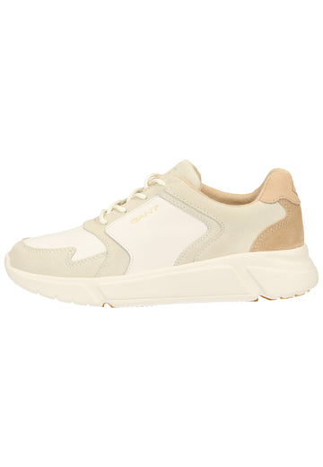 GANT Sneaker Leder Weiß/Beige - surf4shoes