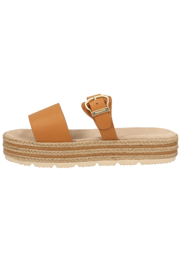 GANT Pantoletten Leder Tan - surf4shoes