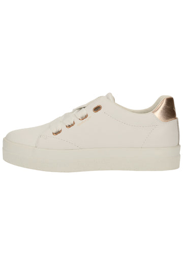 GANT Sneaker Leder Weiß/Gold - surf4shoes