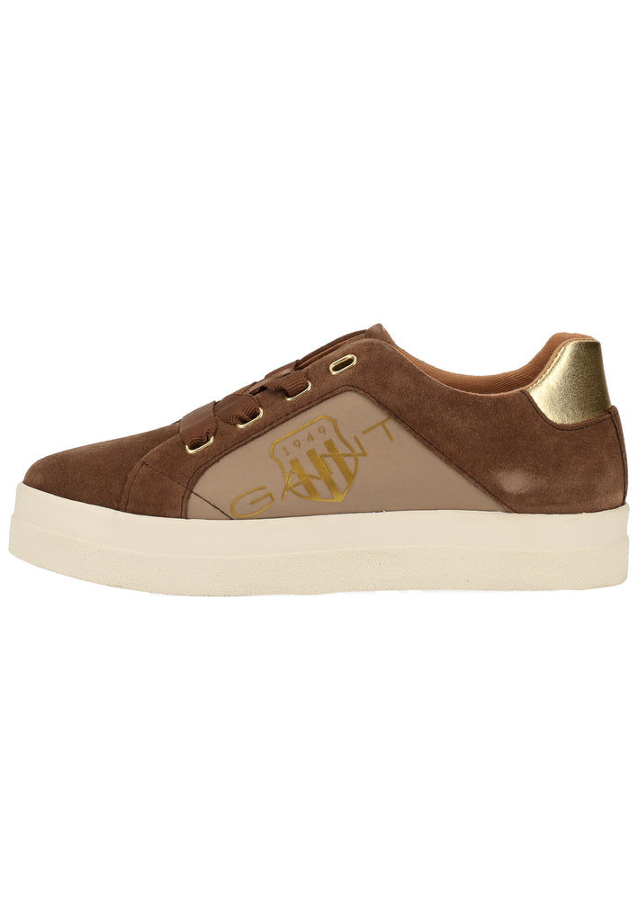 GANT Sneaker Nubukleder/Textil Mittelbraun - surf4shoes