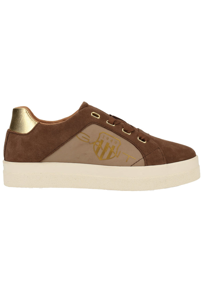 GANT Sneaker Nubukleder/Textil Mittelbraun - surf4shoes