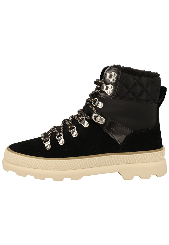 GANT Stiefelette Veloursleder/Textil Schwarz Warmfutter - surf4shoes