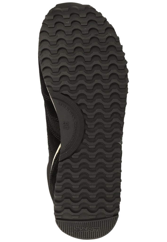 GANT Sneaker Nubukleder/Textil Schwarz - surf4shoes