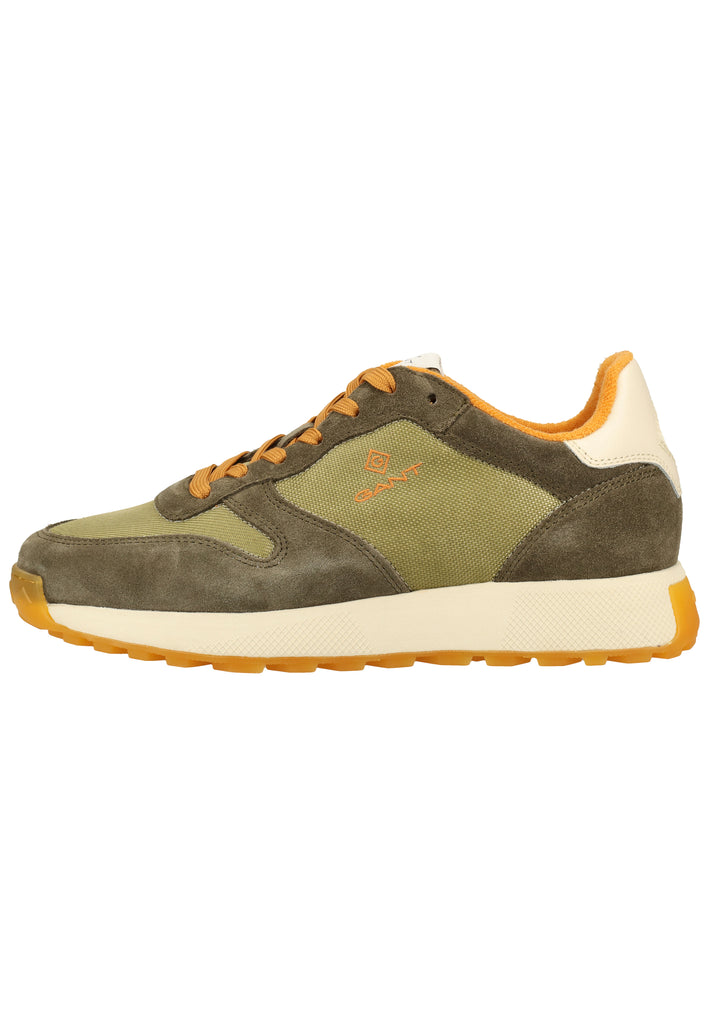 GANT Sneaker Nubukleder/Textil Dunkelgrün - surf4shoes