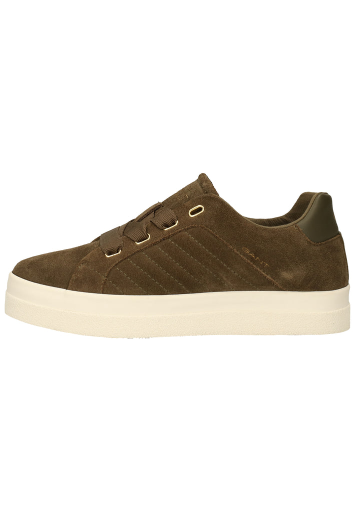 GANT Sneaker Nubukleder Olive - surf4shoes