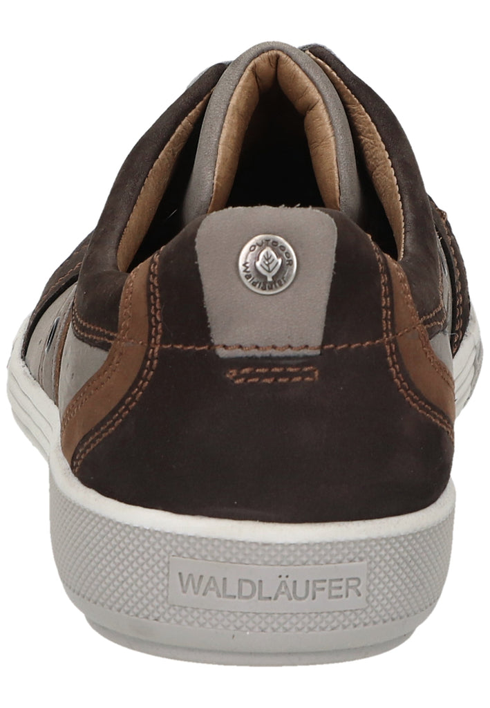 Waldläufer Sneaker Leder/Textil Braun/Grau - surf4shoes