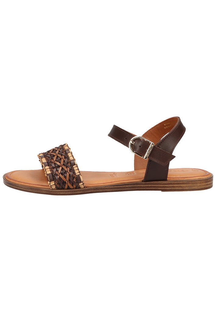Tamaris Sandalen Leder/Synthetik Mokka - surf4shoes