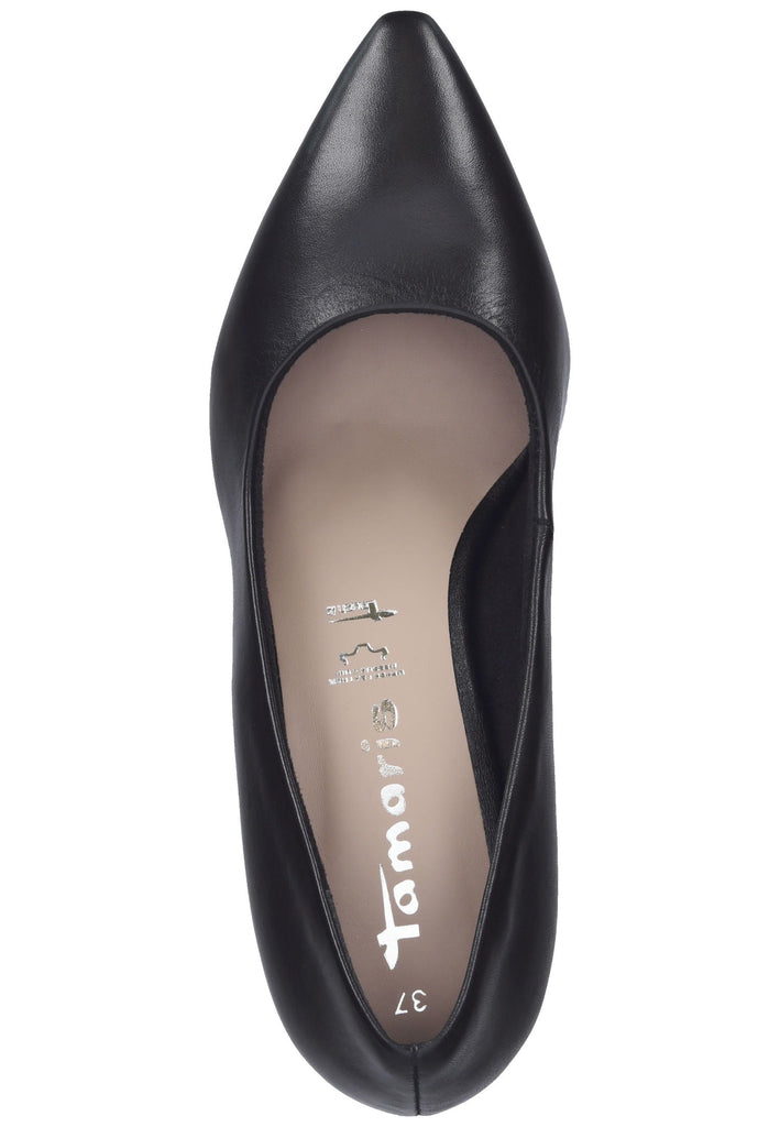 Tamaris Pumps Leder Schwarz - surf4shoes