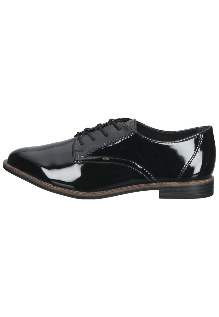 Tamaris Halbschuhe Lederimitat Black - surf4shoes