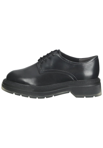 Tamaris Halbschuhe Lederimitat Schwarz - surf4shoes
