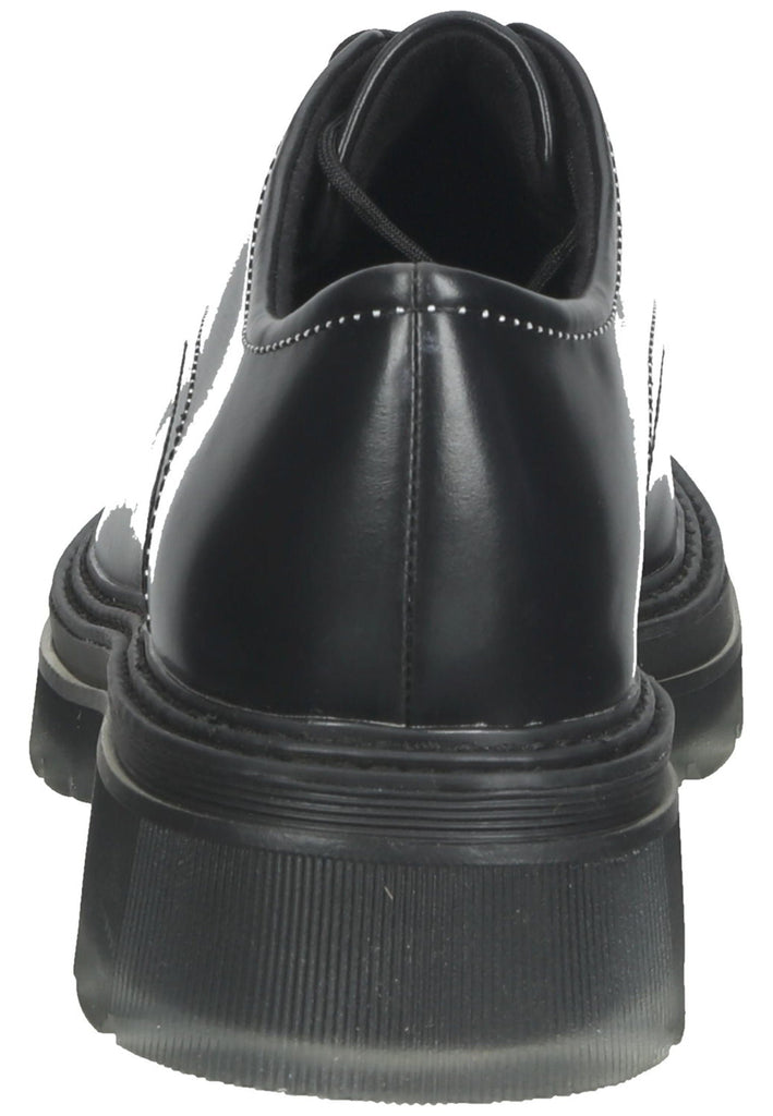 Tamaris Halbschuhe Lederimitat Schwarz - surf4shoes